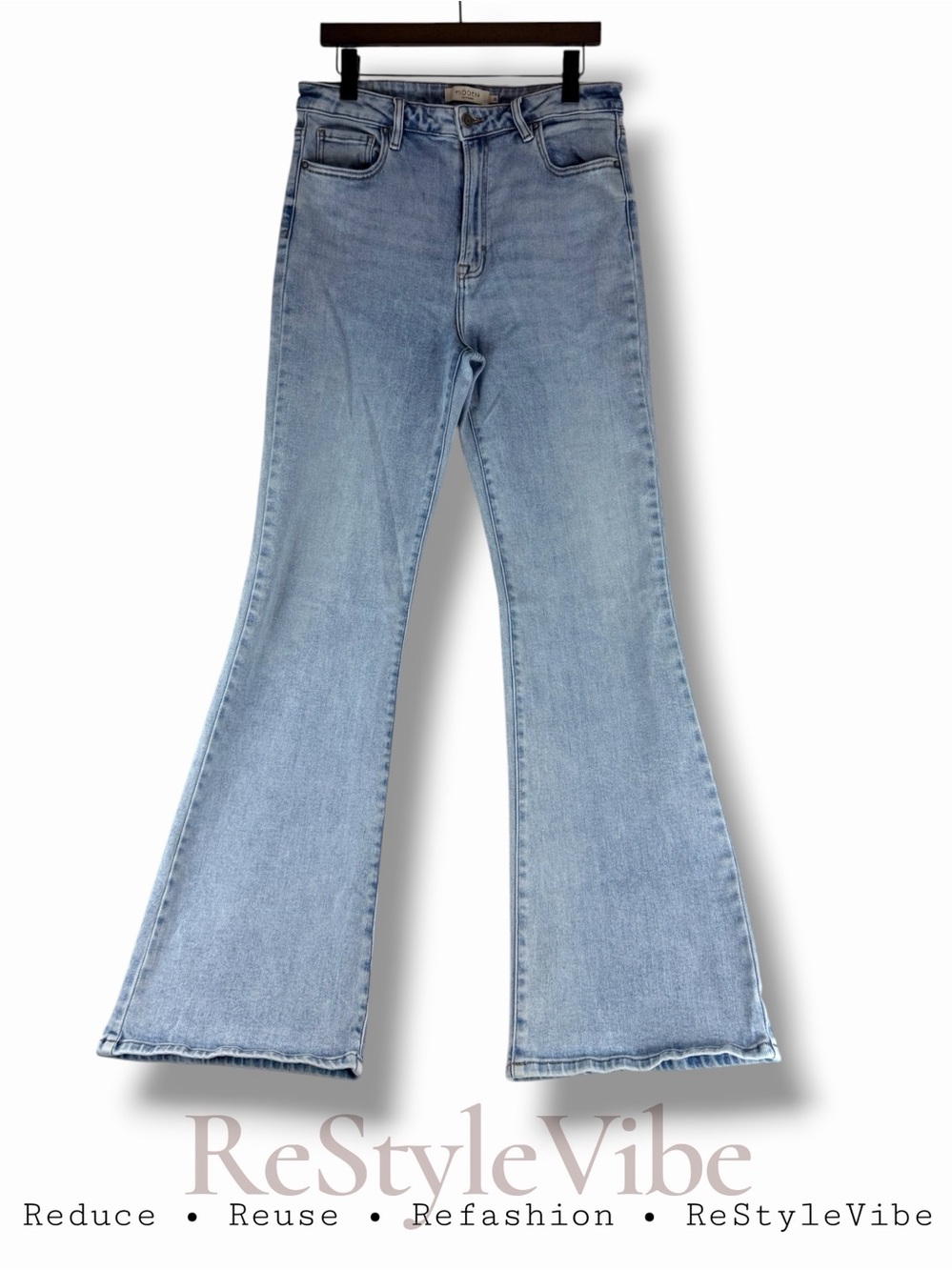 HIDDEN Women’s Size 31 Denim Jeans Bootcut Style High Rise Fit Stretch
